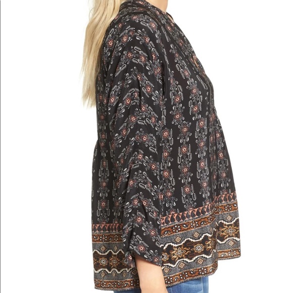 Madewell Silk Boheme Blouse in Burnished Floral - Picture 3 of 7